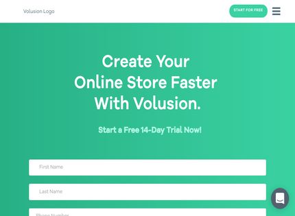 Homepage - Volusion Review