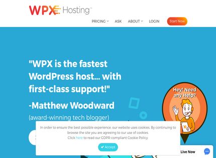 Homepage - WPX Hosting Review