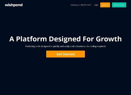 Homepage - Wishpond Review