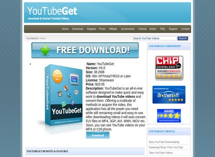 Homepage - YouTubeGet Review