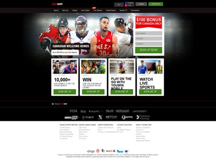 Homepage - Youwin.com Review