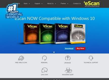 Homepage - eScan Antivirus Review