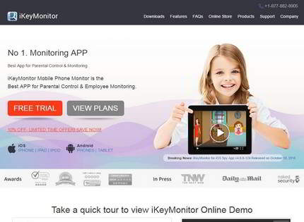Homepage - iKeyMonitor Review