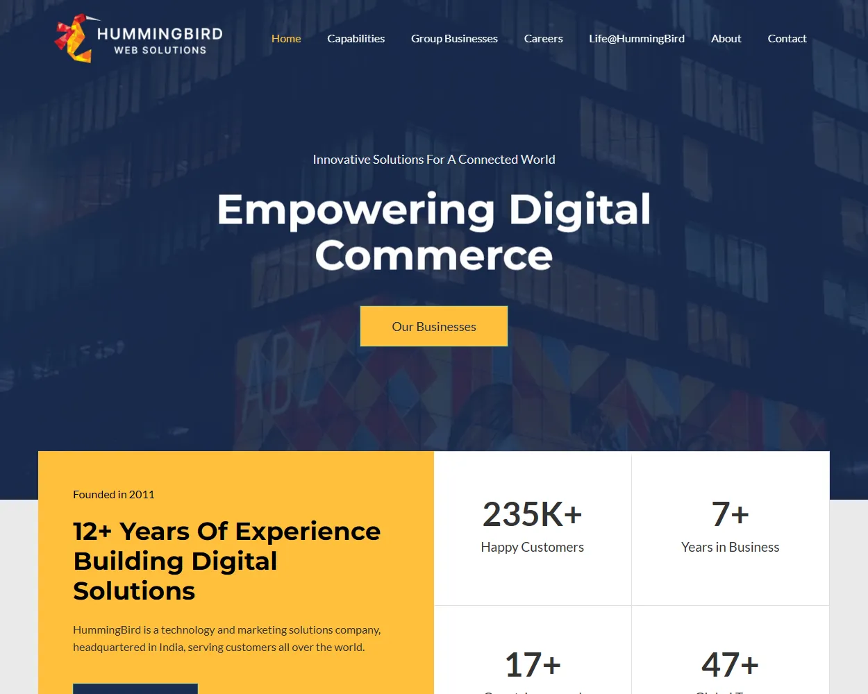 Humming Bird Web Solutions Humming Bird Web Solutions