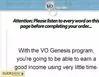 Gallery - VO Genesis Review