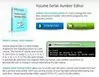 Gallery - Volume Serial Number Editor Review