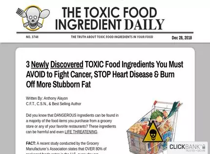 Homepage - 101 Toxic Food Ingredients Review