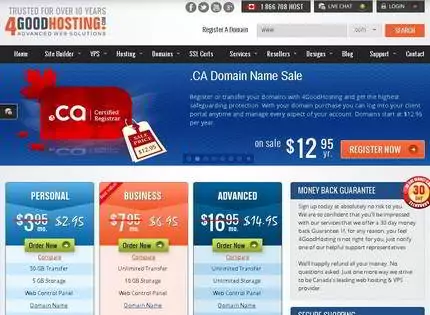 Homepage - 4 Good Hosting Review