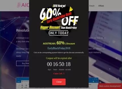 Homepage - AIOStream.com Review
