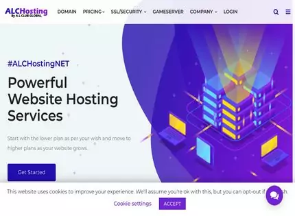 Homepage - ALCHosting Review