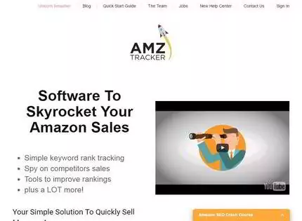 Homepage - AMZ Tracker Review