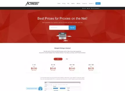 Homepage - ActProxy Review