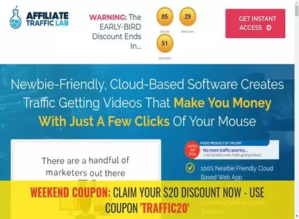 Homepage - Affiliate Traffic Lab Review