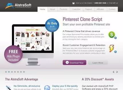 Homepage - AlstraSoft Site Uptime Enterprise Review