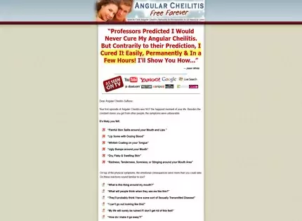 Homepage - Angular Cheilitis Free Forever Review