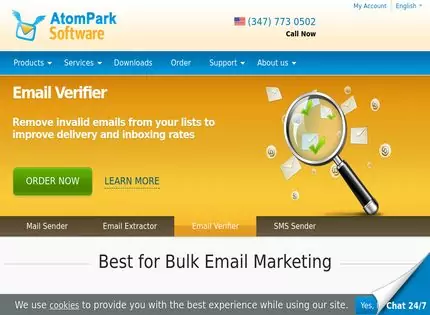 Homepage - Atomic Mail Verifier Review