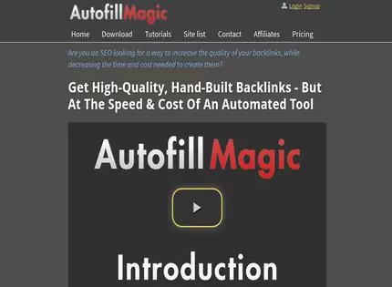 Homepage - Autofill Magic Review