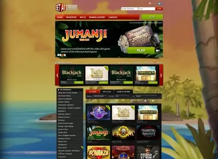 Homepage - BETAT Casino Review