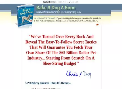 Homepage - Bake A Dog A Bone Review