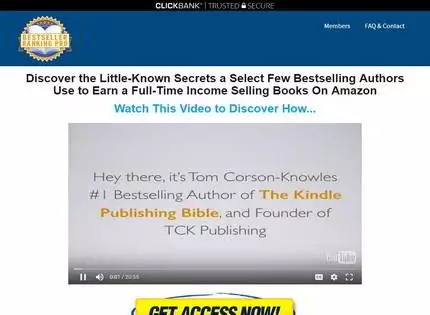 Homepage - Bestseller Ranking Pro Review