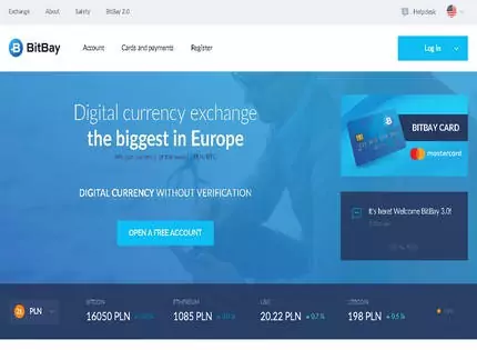 Homepage - BitBay Review