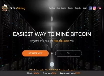 Homepage - BitFire Mining Review