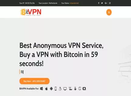 Homepage - BitVPN Review
