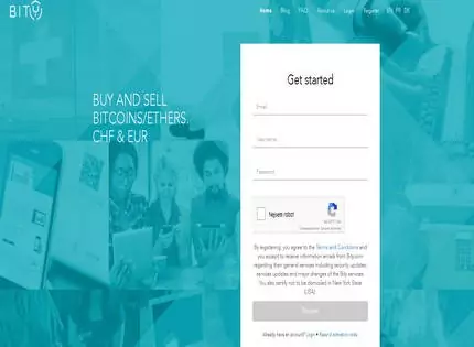 Homepage - Bity Review