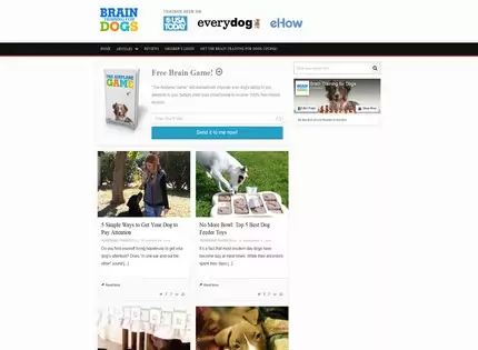 Homepage - Brain Training 4 Dogs Review
