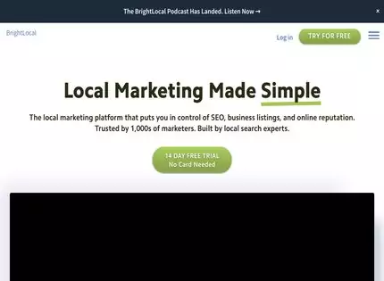 Homepage - BrightLocal Review