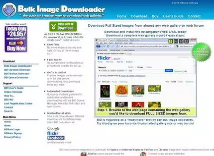 Homepage - Bulk Image Downloader Review