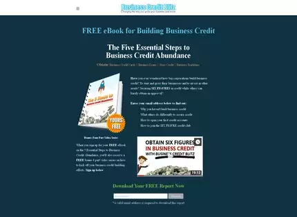 Homepage - Business Credit Blitz Review