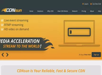 Homepage - CDNsun Review
