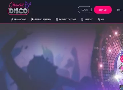 Homepage - Casino Disco Review