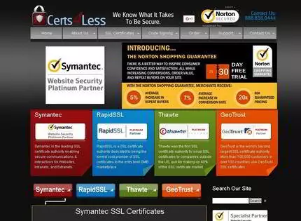 Homepage - Certs4less Review