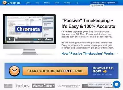 Homepage - Chrometa Review