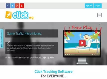 Homepage - Click.org Review