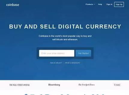 Homepage - CoinBase Review