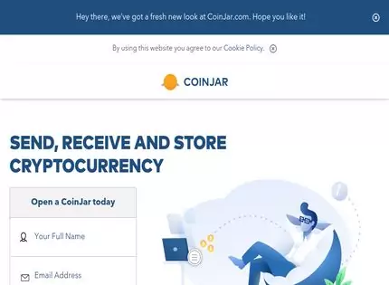Homepage - CoinJar Review