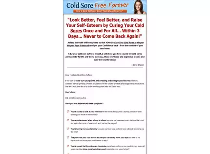 Homepage - Cold Sore Free Forever Review