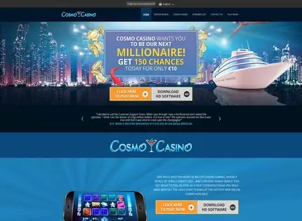 Homepage - Cosmo Casino Review