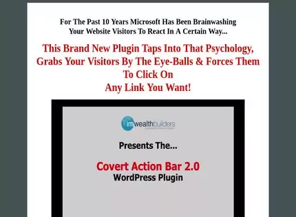 Homepage - Covert Action Bar Review