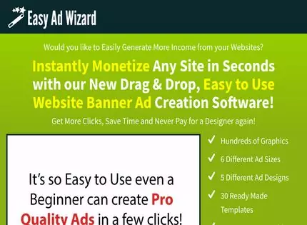 Homepage - Easy Ad Wizard Review