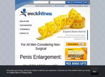Homepage - Erection Fitness Review