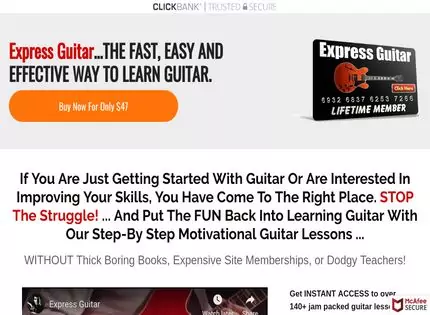 Homepage - Express Guitar Review