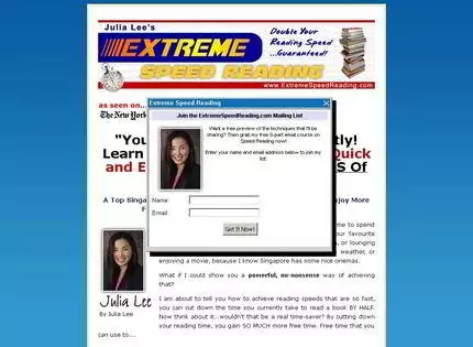 Homepage - Extreme Speed Reading Review