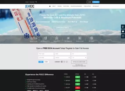 Homepage - FXCC Review