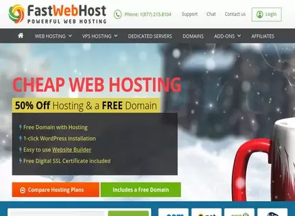 Homepage - FastWebHost Review