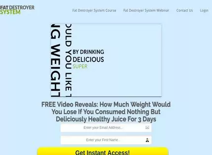Homepage - Fat Destroyer System Review