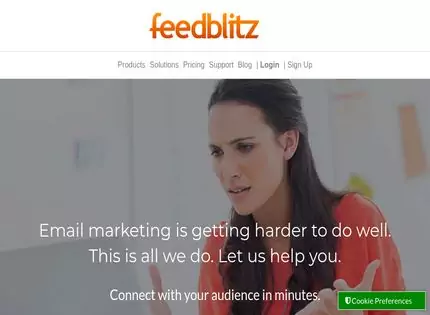 Homepage - FeedBlitz Review